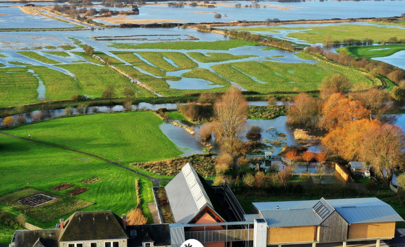 La Maison du Parc en hiver - Carentan-les-Marais