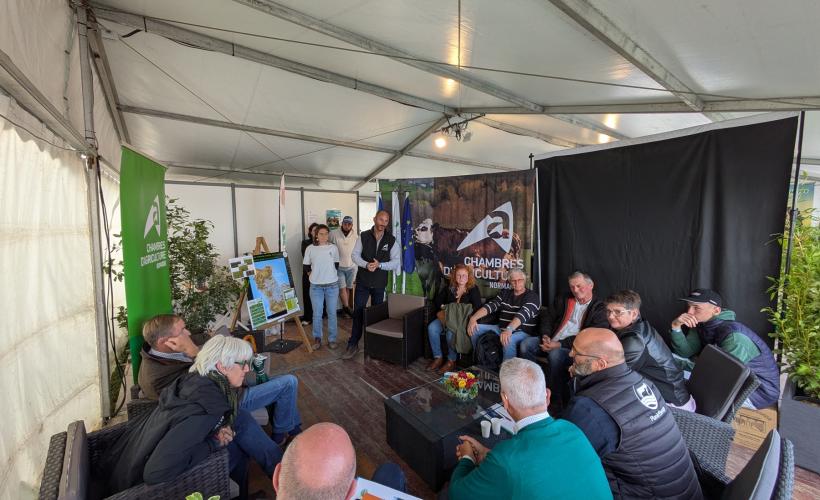 Proclamation des résultats lors de la Foire de Lessay 2025. Source : Annabelle Paris des Chambres d’Agriculture de Normandie