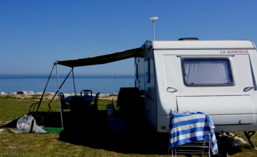Camping le Joncal - Grandcamp Maisy - vue sur mer - Camping le Joncal