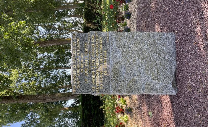 Plaque jardin 508è - CHEF DU PONT