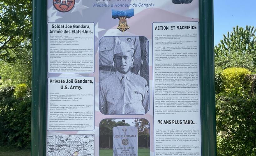 Panneau explicatif - Amfreville