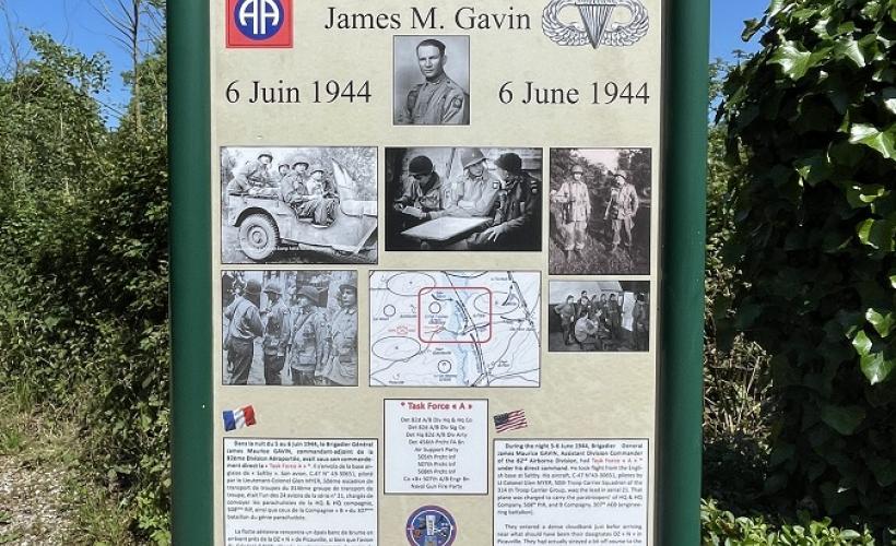 Panneau explicatif VG TIMMES - Amfreville