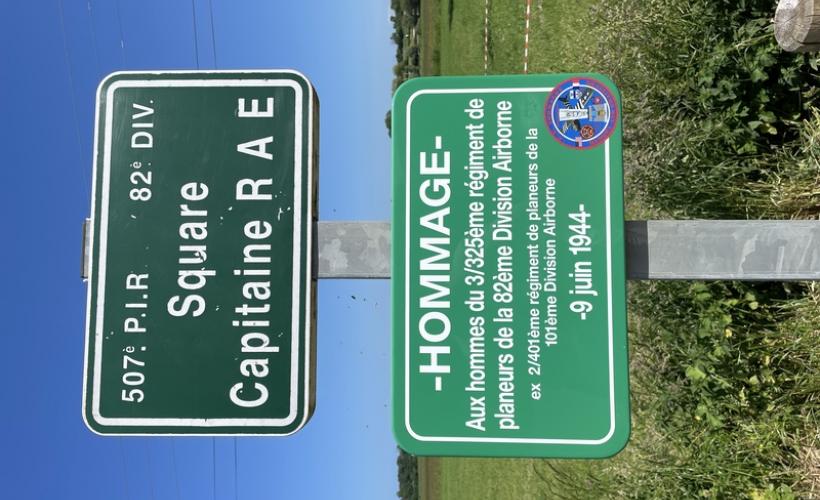 PlaQue hommage 325è GIR - AMFREVILLE