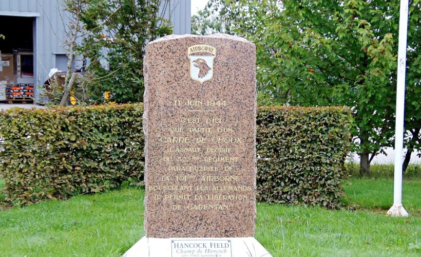 Stèle 502nd PIR_Carentan