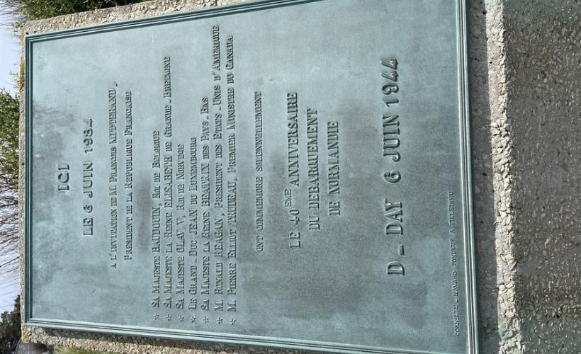 Plaque 40 ème anniversaire Utah