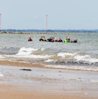 découverte marche aquatique à Grandcamp-Maisy