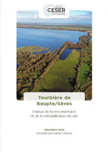 2023 Avis CESER : Tourbière de Baupte / Sèves - Enjeux de la reconversion et de la réhabilitation du site