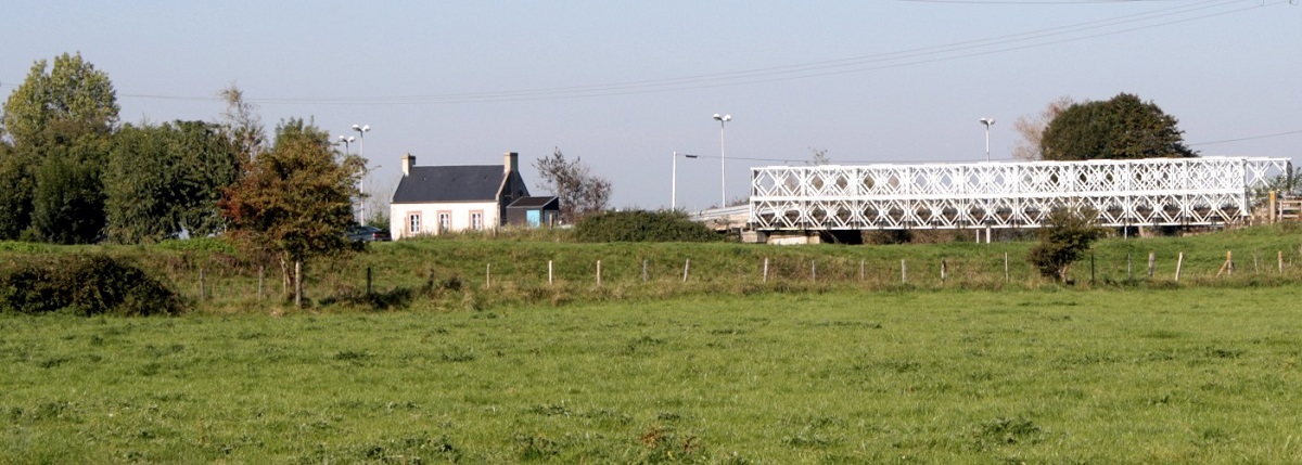 Carentan-Vestiges du Débarquement : les ponts Bailey- Lemouton