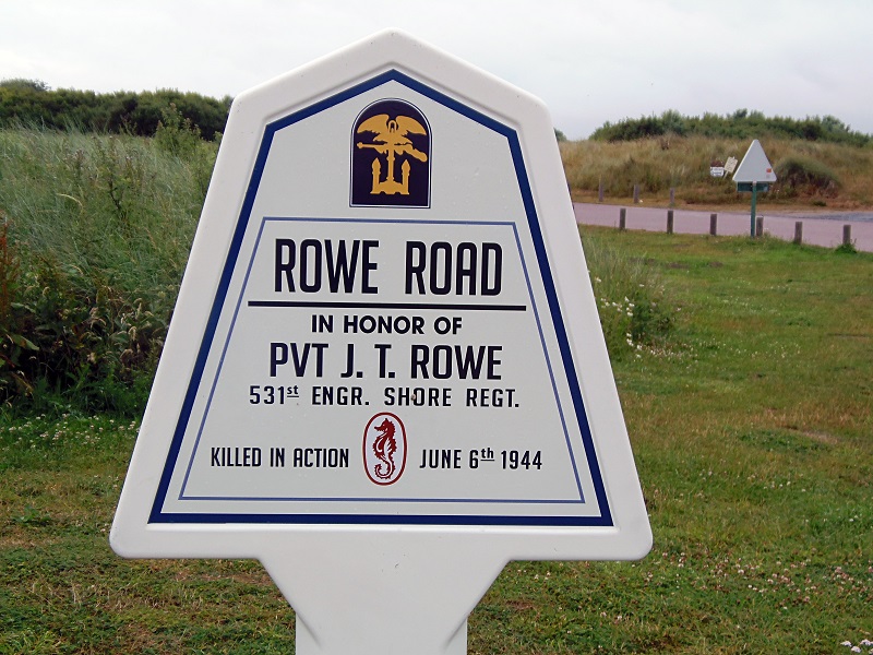 Panneau Rowe Road_Utah Beach©OT Baie du Cotentin (1)