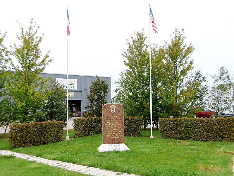 Stèle 502nd PIR_Carentan