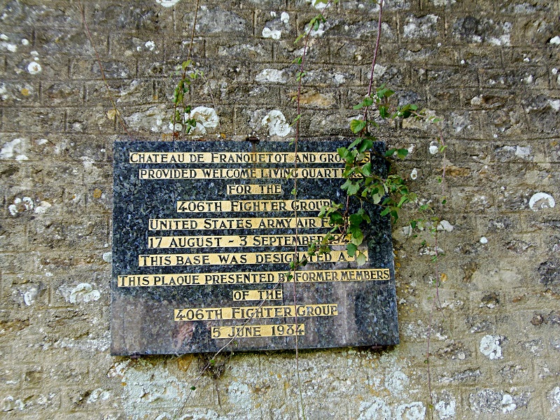 Plaque 406th Fighter Group_CRETTEVILLE_2017