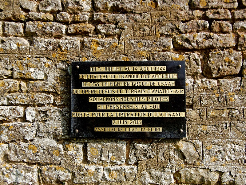 Plaque 358th Fighter Group_CRETTEVILLE_2017©OT Baie du Cotentin