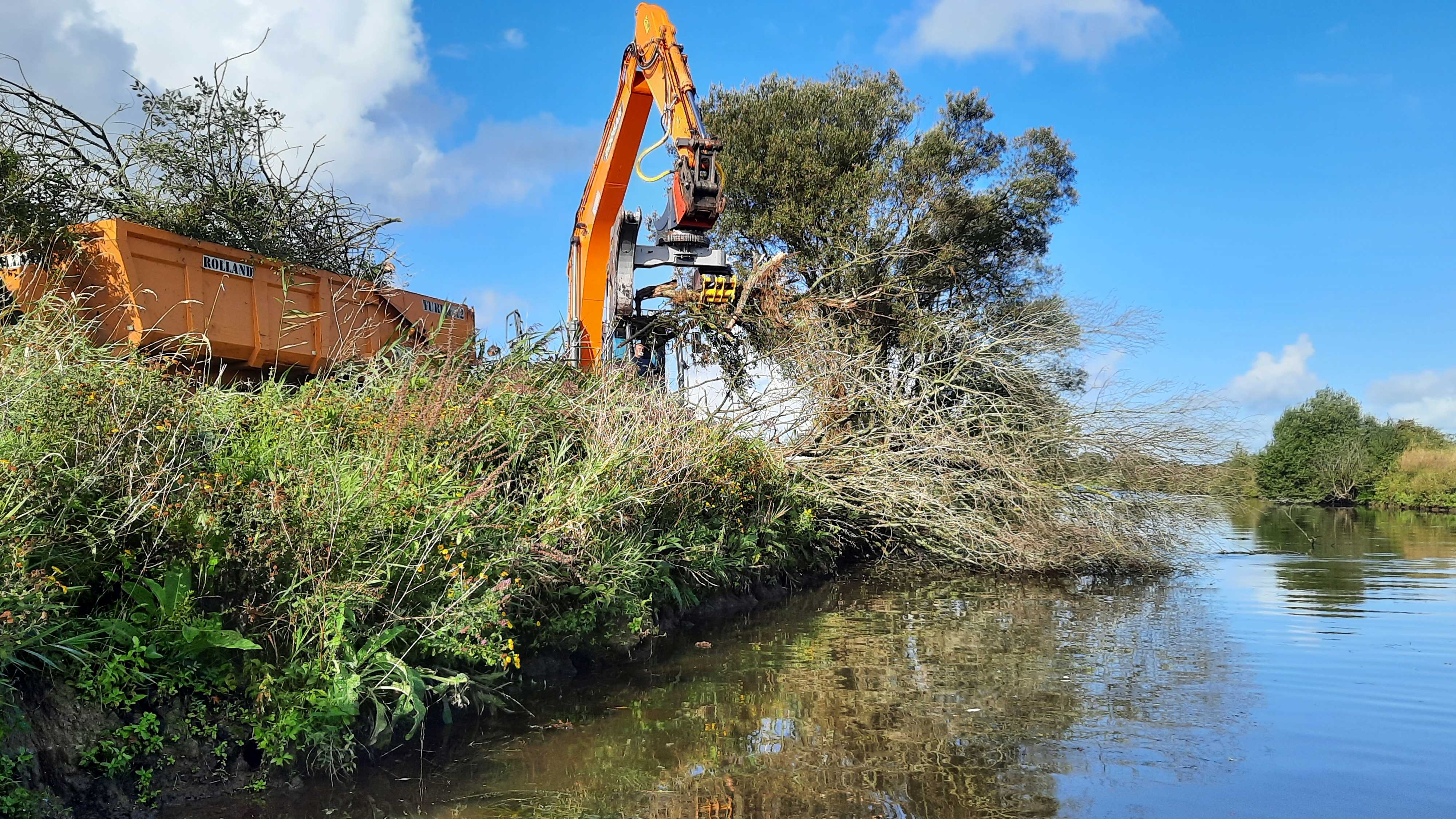 Entretien des rives de la Jourdan - ENS des Ponts d'Ouve - A.Hérouard