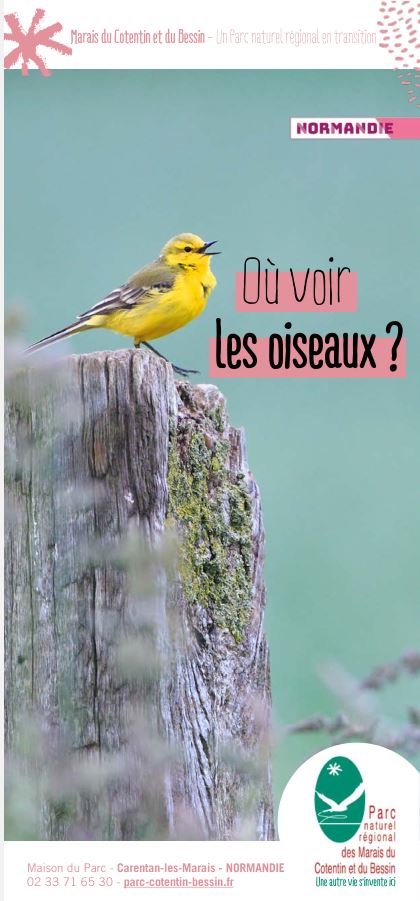 Où voir les oiseaux ? document du PnrMCB