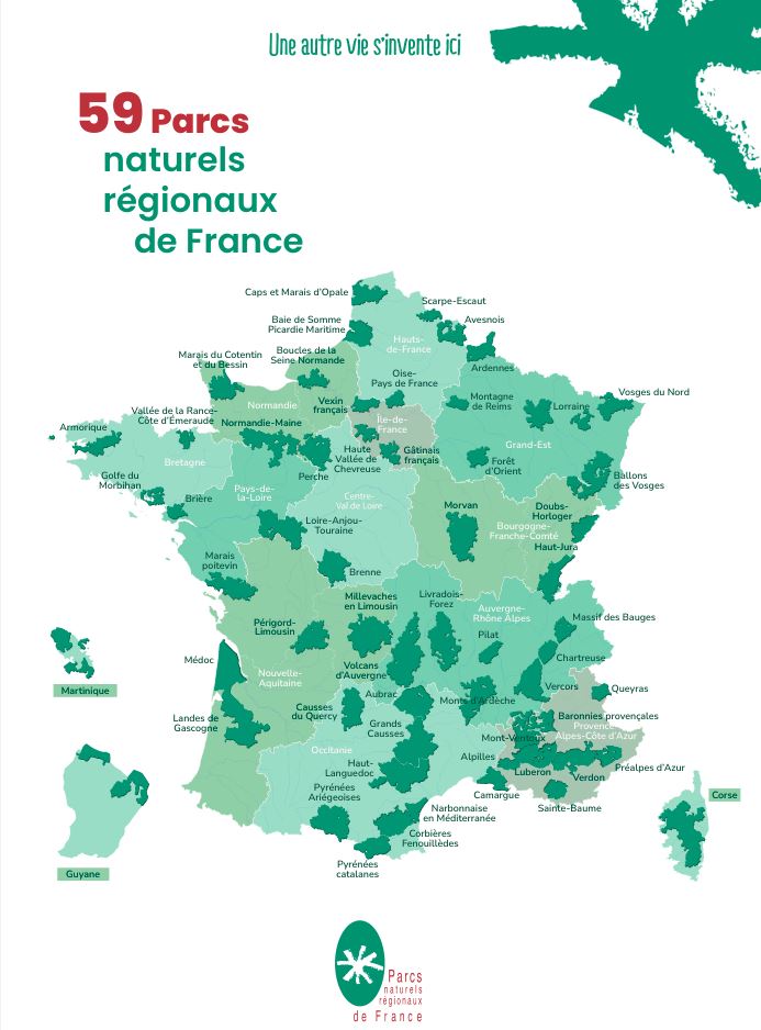 Les Parcs naturels régionaux en France