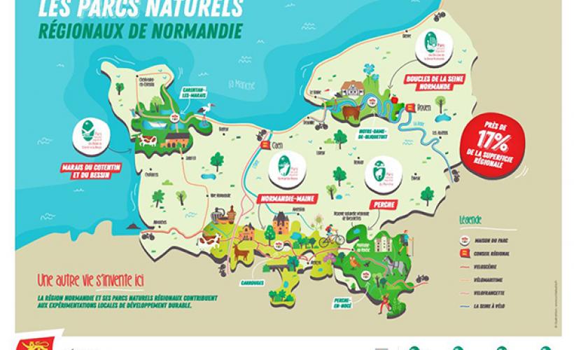 Les 4 Parcs naturels régionaux normands