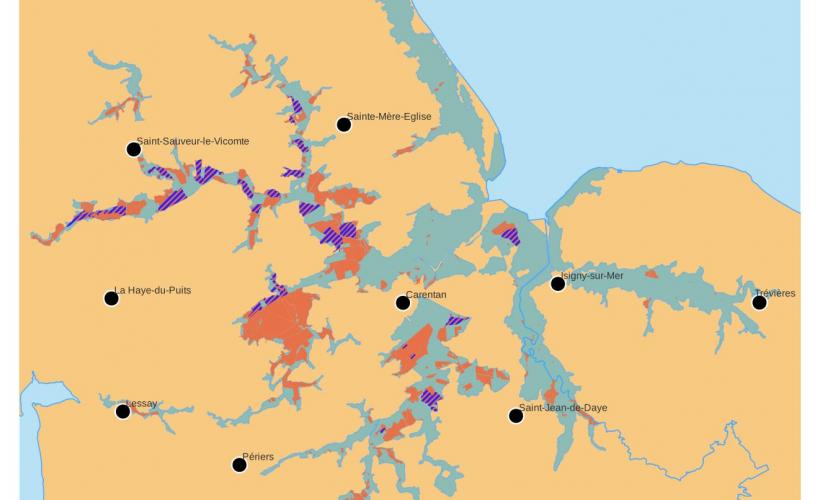 Carte des marais communaux