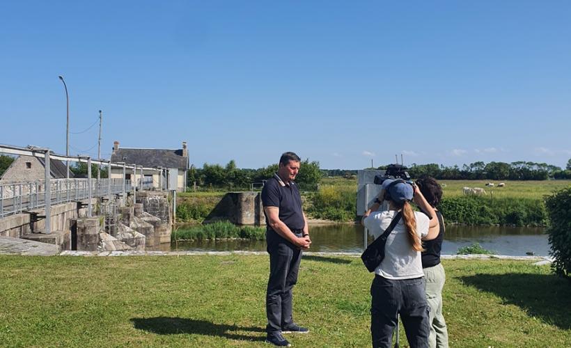 Tournage climate school JM Poulain