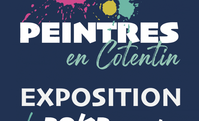 Affiche expo peintres en cotentin - Ville de Carentan