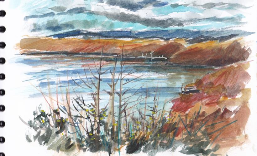 Croquis-Lac-Bruyères©AudeMAHUZIER - Aude Mahuzier