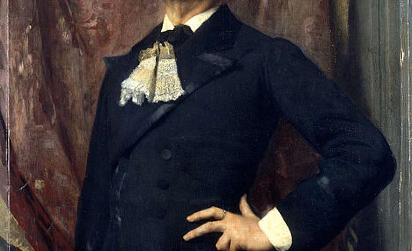 Portrait de Jules Barbey d'Aurevilly 1882 par Emile Lévy - orga