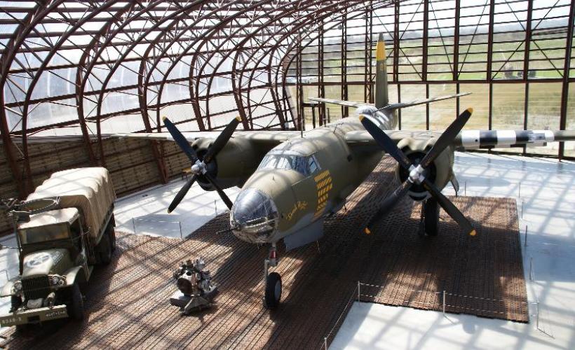 Avion bombardier_musée_Utah Beach©Musée du Débarquement - Musée du Débarquement