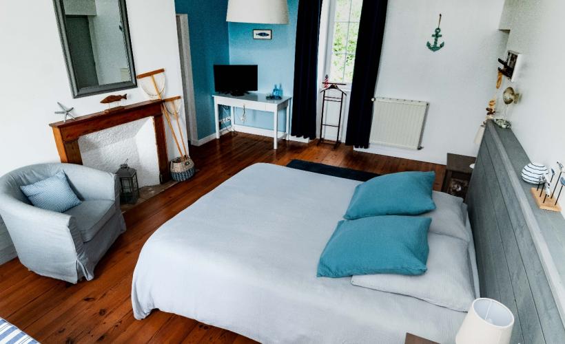 vue générale chambre Plage_4pax - SAS POMMES DORR