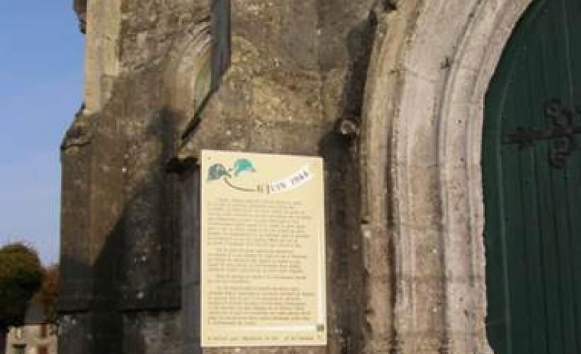 Plaque de la libération Utah eglise