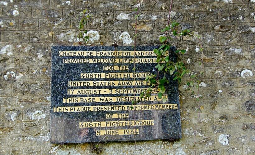 Plaque 406th Fighter Group_CRETTEVILLE_2017