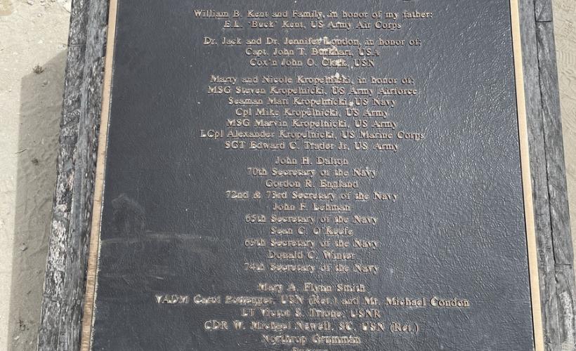 Lone Sailor Plaque 2- SAINTE-MARIE-DU-MONT