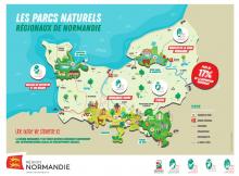Carte intéractive des 4 Parcs naturels régionaux normands