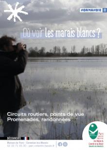 Brocchure "Où voir les marais blancs ? "PnrMCB - Français